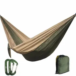 Groothandel Parachute Doek Hangmat Travel Camping Hangmat Survival Custom Hangmatten