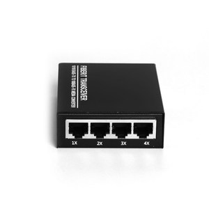 10/100M de modo único de una <span class=keywords><strong>fibra</strong></span> 1 <span class=keywords><strong>fibra</strong></span> Puerto 4 <span class=keywords><strong>RJ45</strong></span> puerto de <span class=keywords><strong>fibra</strong></span> óptica <span class=keywords><strong>a</strong></span> <span class=keywords><strong>RJ45</strong></span> convertidor de medios - Product Image 1