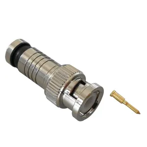 Conector de compressão para cabo coaxial rg6, tomada macho