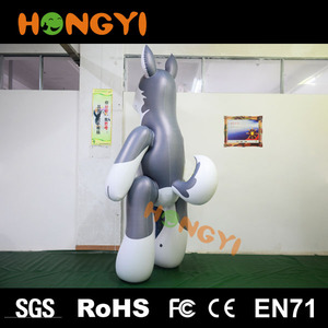 gigante PVC Lobo perro animal varios tamaño y color inflable modelo de perro para promociones publicitarias exposición evento - Product Image 3