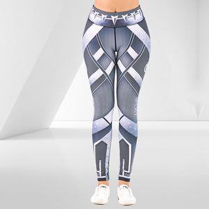 Pantalon imprimé panthère noir pour femmes, vêtement classique de Yoga, plaqué or, - Product Image 2