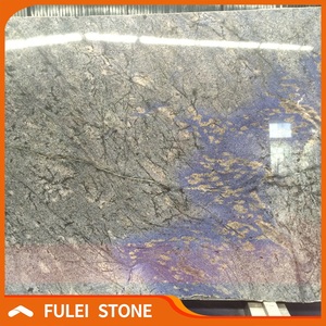 Fábrica natural pulido Brasil granito <span class=keywords><strong>azul</strong></span> Bahía precio Losa - Product Image 2