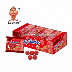 Halal Frambozen En Bramen Snoep Bessenvormige Gelei Candy Frambozen <span class=keywords><strong>Gummy</strong></span> Candy Zacht Fruit Snoepjes - Product Image 3