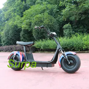 2000w 1500w citycoco e-scooter / front back suspension fat tire surfing electric scooter