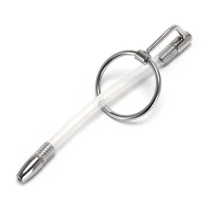 Male Fetish Sex Toys Penis Plug Sounding Chastity Catheters Silicone Horse Stimulate Urethral Dilators Stretching