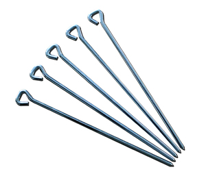 25cm thép Lều mặt đất cổ phần câu hỏi đánh dấu thiết kế cho PEGs & mallets - Product Image 3