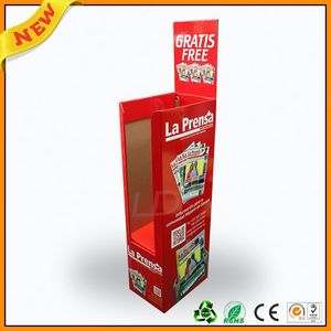 Líder alta calidad libros volcado papel cuadrado bin volcado de cartón soporte con agujeros - Product Image 2