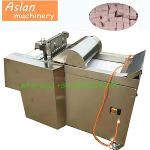 automatic frozen beef cube dicer/chicken breast dicing machine/poultry meat cutting machine price