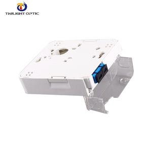 Caja Terminal de <span class=keywords><strong>Fibra</strong></span> Óptica para Interiores FTTH, Placa de Conexión SC de 2 Puertos, Material ABS+PC, Color Blanco/Gris, Montaje en Pared - Product Image 5