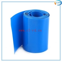 Tube thermorétractable en PVC DDP DPD de 30-700 mm de largeur, couleur bleue, pour pack de batteries 18650 21700 32650