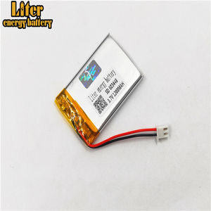 Plug <span class=keywords><strong>2</strong></span>,0-<span class=keywords><strong>2</strong></span> P 603448 1200 mah <span class=keywords><strong>3</strong></span>,7 v rechargeable lipo battery solar Battery free li-ion battery battery lithium polymer battery with PCM - Product Image 2