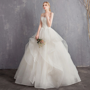 <span class=keywords><strong>Vestido</strong></span> <span class=keywords><strong>de</strong></span> <span class=keywords><strong>boda</strong></span> <span class=keywords><strong>de</strong></span> encaje blanco francés <span class=keywords><strong>de</strong></span> cintura alta <span class=keywords><strong>para</strong></span> mujeres embarazadas <span class=keywords><strong>de</strong></span> diseño elegante - Product Image 3