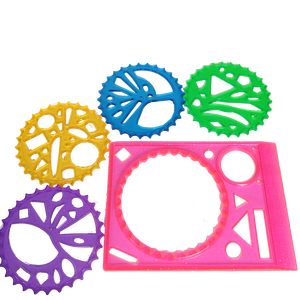 <span class=keywords><strong>Règle</strong></span> Magique Créative Éducative pour Enfants, Fabrication Personnalisée, Ensemble de Spirographes Colorés à Dessiner, Jouet DIY, Jouet Anti-Stress - Product Image 1