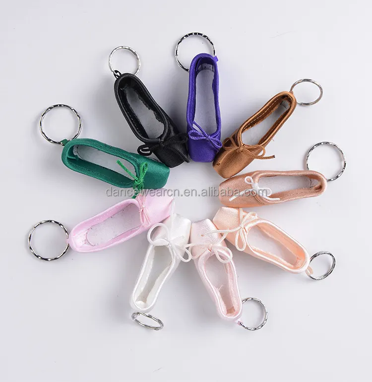 Mode geschenken cut mini pointe schoenen sleutelhangers ballet schoenen sleutelhangers