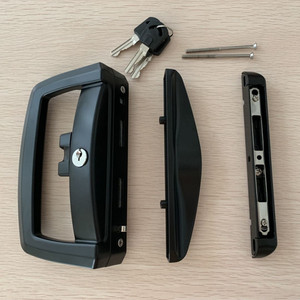 الفاخرة الأمن مع مفتاح D-نوع الأسترالي مقبض الباب الجرار اسطوانة واحدة - Product Image 2