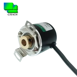 GTEACH 8mm through hole hollow shaft rotary encoder diameter 38mm hole 8mm type optical incremental rotary encoder