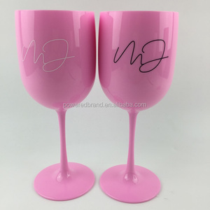 Bicchiere da Champagne in Policarbonato Rosa da 500ml per Bar e Feste con Logo Stampato - Product Image 4