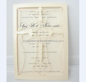 <span class=keywords><strong>Tarjetas</strong></span> <span class=keywords><strong>de</strong></span> Invitación <span class=keywords><strong>Personalizadas</strong></span> para Primera <span class=keywords><strong>Comunión</strong></span>, Cena, Boda Musulmana, Cumpleaños, <span class=keywords><strong>Tarjetas</strong></span> <span class=keywords><strong>de</strong></span> Menú Cortadas con Láser - Product Image 1