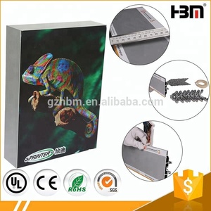 Profilo in Alluminio Estruso 6063 da 12CM per Lightbox Bifacciale con Accessori - Product Image 5