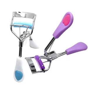 2019 promotion multiple color eyelash extension curler with comb