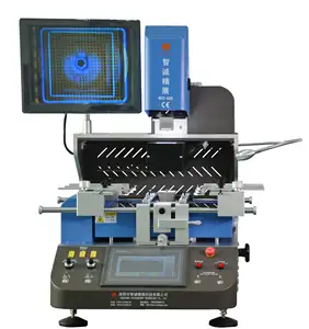 WDS-650 bga Estación de retrabajo infrarrojos reboleo de máquina automática de pcb máquina de soldadura con HD CCD y el monitor LCD