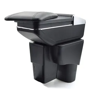 Для KIA Пегас подлокотник коробка центральный хранить содержимое коробки продуктов интерьера хранения автомобиля-Средства для укладки волос части 17-18