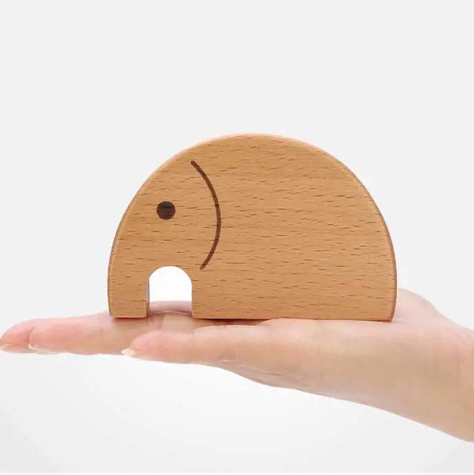 Органическая деревянная игрушка walдорф, животные, игрушка, натуральный слон, игрушка для младенцев и малышей