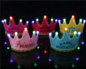 Mũ Vương Miện Phát Sáng Cho Trẻ Em, Mũ Bánh Công Chúa Trang Trí Tiệc Sinh Nhật - Product Image 2