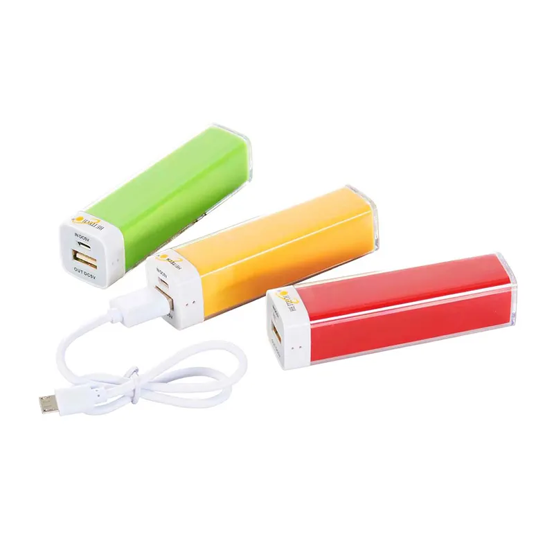 Rohs — chargeur de batterie Portable, rouge à lèvres, 2600mah, Mini chargeur Portable, vente en gros