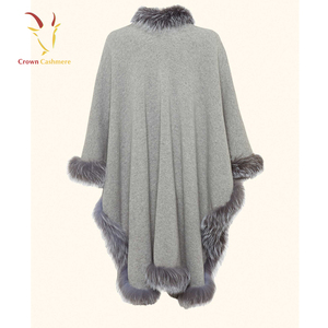 Inverno Quente Malha De Lã <span class=keywords><strong>Poncho</strong></span> Senhora <span class=keywords><strong>Poncho</strong></span> De Pele
