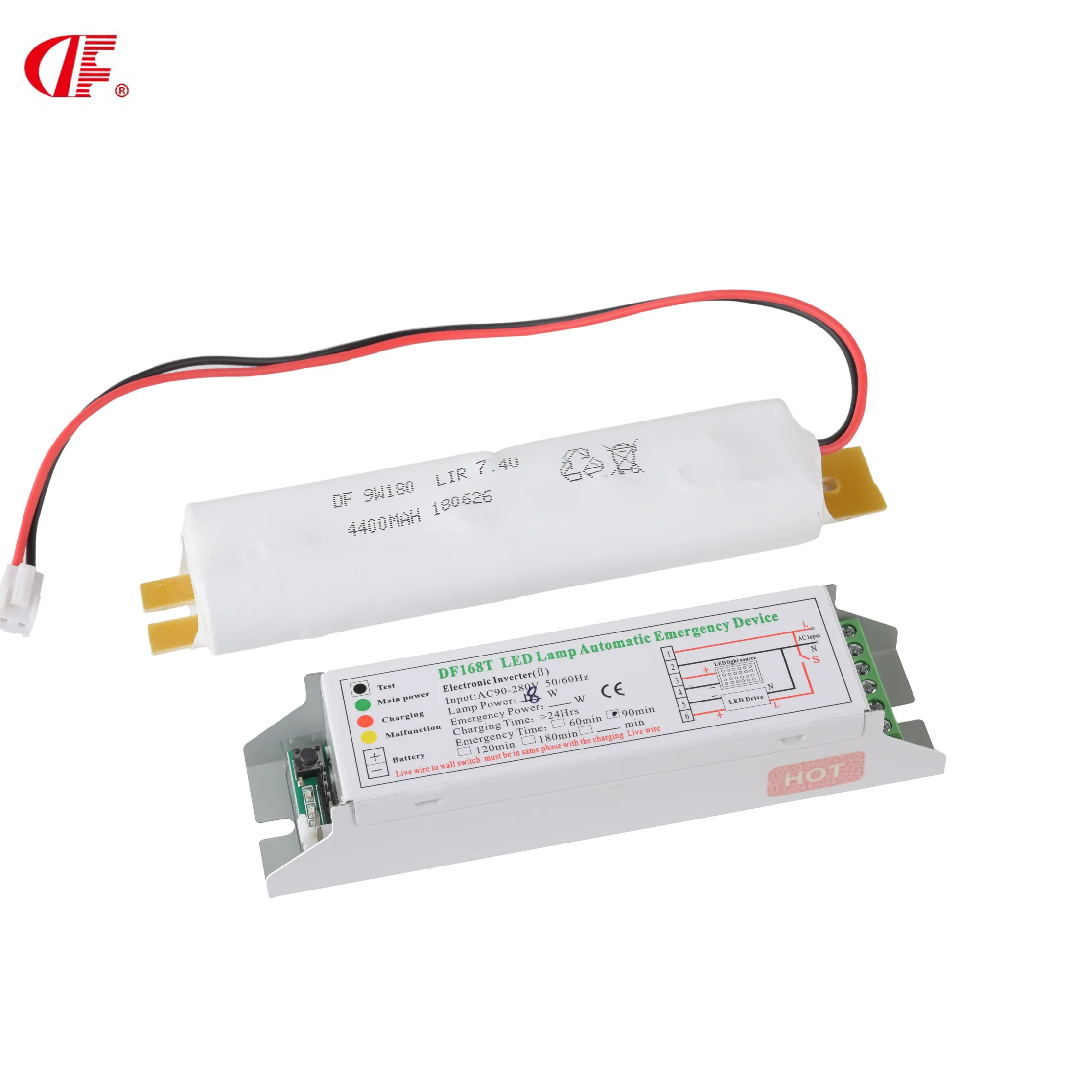 LED 비상 전원 168T 리튬 배터리 비상 배터리 팩 패널 빛 Dengfeng