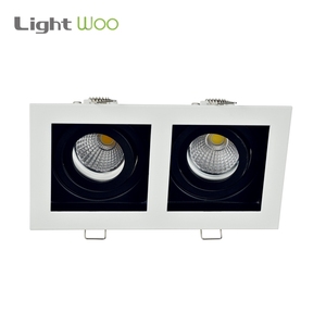 Cadre de boîtier de projecteur en aluminium d'usine de Zhongshan, luminaires GU10 MR16, garnitures de projecteur LED, éclairage contemporain pour la maison et le bureau - Product Image 2