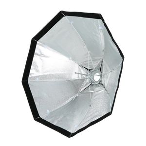 Parapluie Softbox Octogonal <span class=keywords><strong>Pliable</strong></span> 120cm / 48 pouces Diffuseur de Flash Portable <span class=keywords><strong>Réflecteur</strong></span> pour Photographie Studio <span class=keywords><strong>Photo</strong></span> Flash Speedlite Stroboscopique - Product Image 5