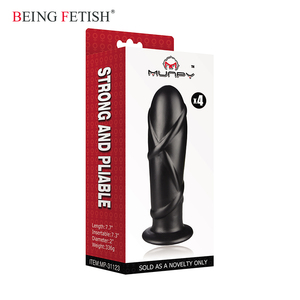 Berenjena consolador, consolador negro, pene vibrante consolador para las mujeres Anal Plug - Product Image 6
