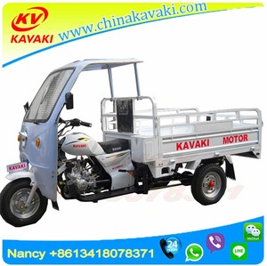 Guangzhou <span class=keywords><strong>Kawasaki</strong></span> trois motos usine ventes chaudes 200CC refroidi par air à trois <span class=keywords><strong>roues</strong></span> <span class=keywords><strong>moto</strong></span> cargo - Product Image 1
