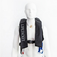 Gilet de Sauvetage Flottabilité Automatique 150N pour Adulte, Portable pour Nager et Pêcher, VFI Marine avec Cartouche CO2