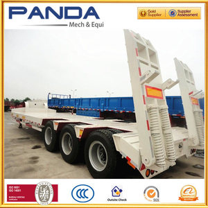 Panda <span class=keywords><strong>de</strong></span> Tres ejes 60ton capacidad <span class=keywords><strong>de</strong></span> <span class=keywords><strong>carga</strong></span> camión góndola remolque - Product Image 4