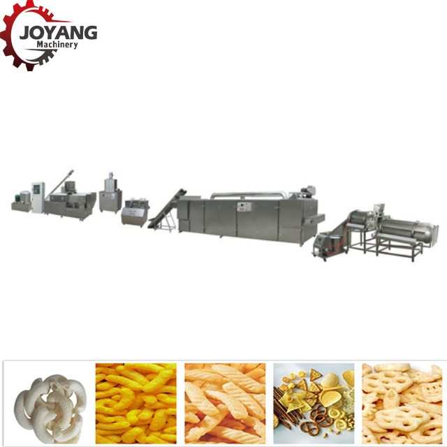 Machine Snack Food New Corn Puff Chips Making Machine Snack Food Extruder Rice Cereal Grain Pops Equipment Processing Line