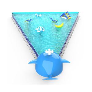 <span class=keywords><strong>Piscine</strong></span> gonflable hors sol pour enfants, grande taille, facile à transporter, avec <span class=keywords><strong>pompe</strong></span>, requin Mad, onduleur, - Product Image 4