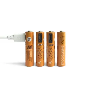Smartoools Ni-Mh Micro USB AA AAA Rechargeable 1.2V Les piles bon marché