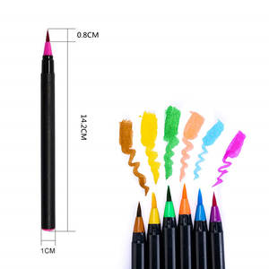 Stylos <span class=keywords><strong>de</strong></span> <span class=keywords><strong>pinceau</strong></span> en gros <span class=keywords><strong>de</strong></span> haute qualité 24 couleurs pour la peinture à l'aquarelle stylo <span class=keywords><strong>pinceau</strong></span> <span class=keywords><strong>de</strong></span> calligraphie chinoise - Product Image 4