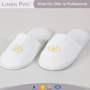 Pantuflas de Hotel de Terciopelo de Algodón con Suela de Eva para Pantuflas de Hotel <span class=keywords><strong>Ritz</strong></span> <span class=keywords><strong>Carlton</strong></span> - Product Image 5
