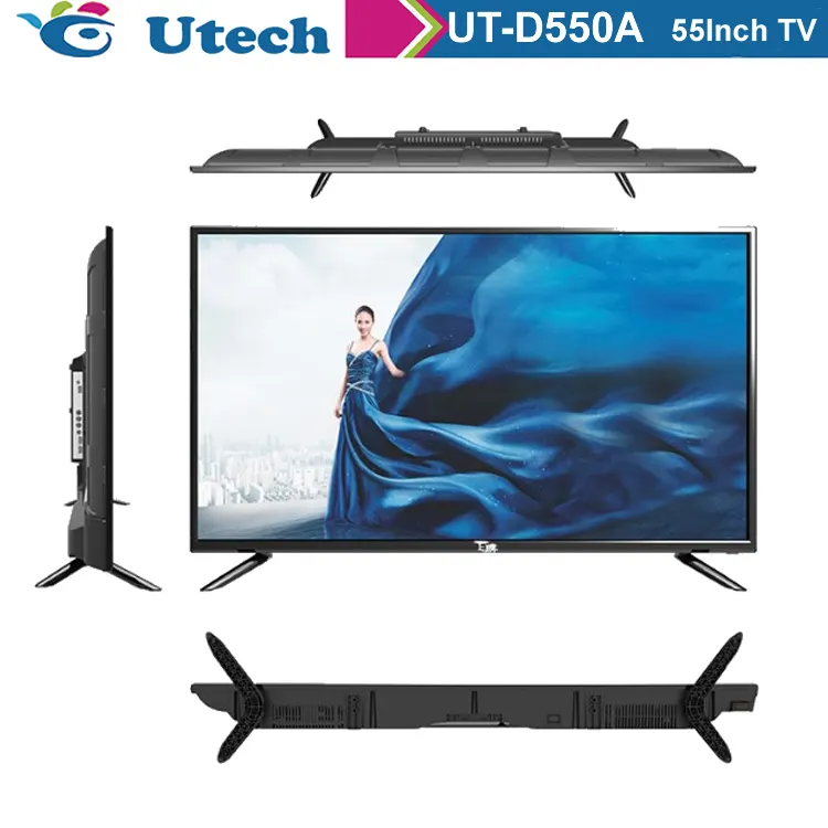 55 인치 LED smart 텔레비전, OEM Brand led TV 싼 price