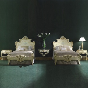 Rococò francese di stile super per bambini in legno <span class=keywords><strong>letto</strong></span> <span class=keywords><strong>singolo</strong></span> camera da <span class=keywords><strong>letto</strong></span> di design mobili - Product Image 4