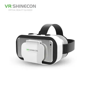 Дешевые маркетинговые 3D очки виртуальной реальности для детей 40-миллиметровый объектив VR Box для смартфонов 4,7-6,0 дюймов