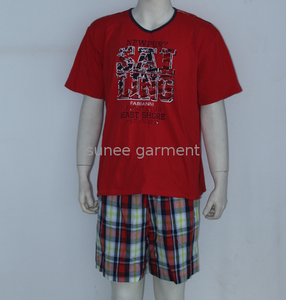 Vêtements de nuit imprimés de luxe pour hommes grande taille Pyjamas à manches courtes - Product Image 3