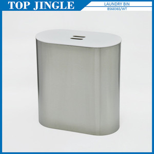 Cesta de lavandería de cilindro inoxidable de 2 piezas con cojín de Pvc - Product Image 3