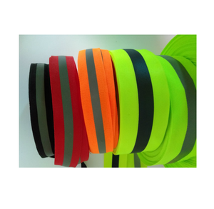 Bạc Ánh Sáng Phản Quang Đan Dải Dải Màu Vàng Đen May Trên Băng Phản Xạ Chất Liệu Cho May An Toàn Làm Việc Quần Áo - Product Image 1