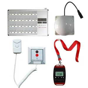 Hot Wholesale 433,92 MHz Wireless Patienten ruf system Nurse Call Indicator Light Panic Wireless Push Button