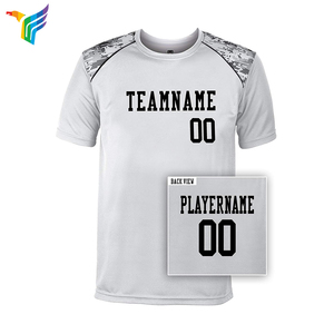 Casual trendy short sleeve custom soccer jersey for men - Product Image 4